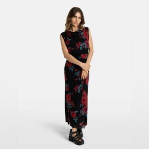 FREE PEOPLE CARMEL MIDNIGHT ROSE MAXI DRESS